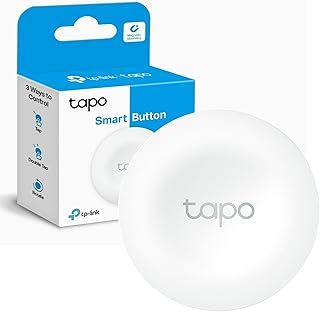 Tapo S200B Smart Button, One-Click Alarm, Lighting Control, Customized Actions, Smart Doorbell, Magnetic Mounting, Battery Included, Easy Installation, Multiple Locations Control, Tapo Hub Required