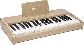 Kids Piano Keyboard, Digital Piano for Kids, Music Educational Instrument Toy, Wood Piano for 3+ Girls and Boys (Oak, 37 Keys)