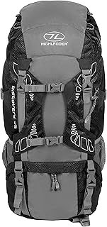 Highlander Discovery 65L & 85L Rucksack – Lightweight Waterproof Hiking Backpack with Rain Cover, Ideal for Camping, Trekking, and Travel