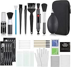 18-in-1 Professional Camera Cleaning Kit, DSLR Camera Cleaning Accessories (with Storage Box), Rocket Air Blower/Lens Cleaning Pen/Cleaning Cloth/Lens Brush and Lens Cleaner