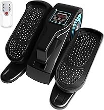 Amonax Electric Pedal Exerciser, Seated Elliptical Machine Cardio Under Desk Exercise Bike, Mini Cycle Trainer for Elderly, Sit down Foot Step Machine Leg Exercise Equipment for Home Use