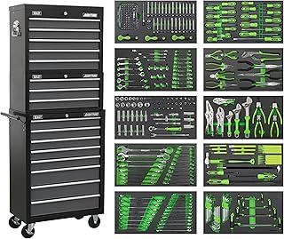 Sealey Tool Chest Combination 16 Drawer with Ball-Bearing Slides with 398pc Tool Kit - AP35TBCOMBO