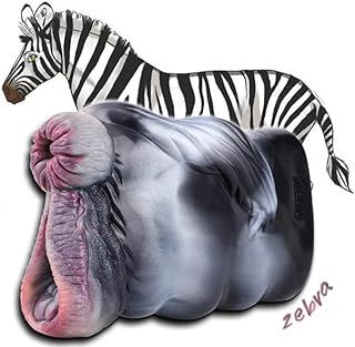 Domlust Pocket Pussy Sex Toys for Men - Realistic Zebra Animal Sex Doll Male Masturbator, Premium Soft Silicone Vagina Penis Masturbation Cup Adult Stroker for Wild Side