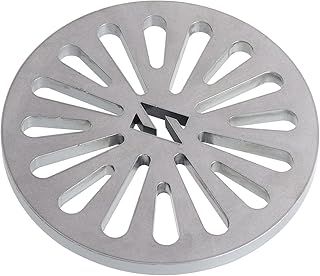 WELL GRILL 18cm DIA Round Fire Grate, Fireplace Bottom Fire Grates Replacement for Many Charcoal Furnace Fireplaces and Stoves, Solid Steel, 0.8cm Thick, Not Easily Deformable