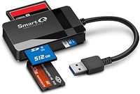 SmartQ C368 USB 3.0 SD Card Reader, Plug N Play, Apple and Windows Compatible, Powered by USB, Supports CF/SD/SDHC/SCXC/MMC/MMC Micro, etc.