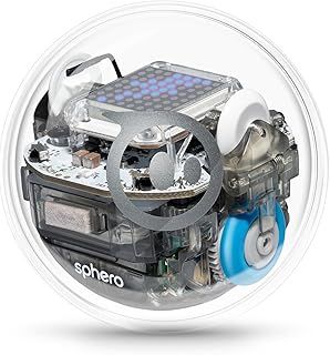 Sphero BOLT: App-Enabled Robotic Ball, STEM Learning and Coding Toy for Kids, Programmable LED Matrix, Bluetooth Connection, Learn Javascript and Scratch, Swift Playground Compatible