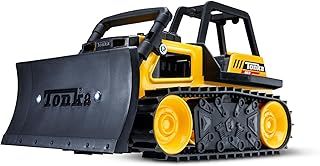 Tonka Steel Classics | Bull Dozer | Kids Construction Toys for Boys and Girls, Vehicle Toys for Creative Play, Motor Skill Development for Kids Ages 3+ | Basic Fun 06086 FFP