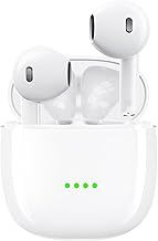 Wireless Headphones,Wireless Bluetooth 5.3 Earbuds, Touch Control, Easy-Pairing, 24H Playtime,Noise Cancellation Built-in Mic with Charging Case, IPX8 Waterproof Earphones for iphone/Android/IOS