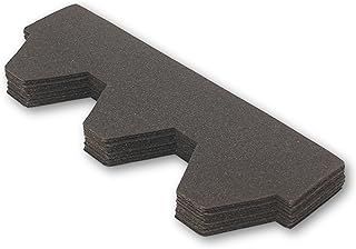 Premium Asphalt Roof Shingles - 25 Pieces / 3 sqm | Graphite Hexagonal Shape Felt Shingles 31.5 in x 12.4 in (80 x 31.5 cm) Weather Resistant & Heavy-Duty Roofing Felt