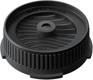 AeroPress Flow Control Filter Cap, No Drip Filter Cap for AeroPress Portable Coffee Press, Specialty Coffee Maker, Black