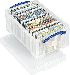 Really Useful Box Plastic Storage 9 Litre Clear