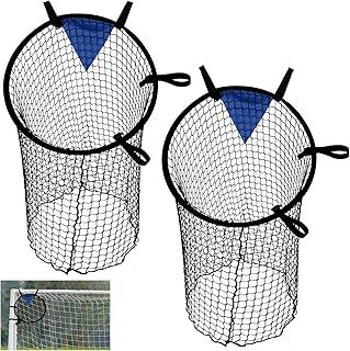 Football Goal Soccer Top Bins - Soccer Target Outdoor Top Bins Football Targets Goal Net 45cm/58cm Football Training Goal Target for Shootings Accuracy Training Practice Equipment(Set of 2)