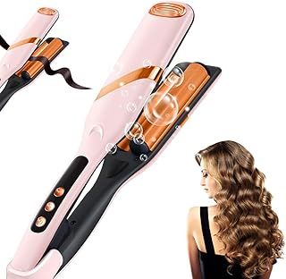 Big Wave Hair Curler, 32mm Wave Curling Iron, Waver Curling Wand with 5 Temperature Control, French Egg Roll Curling Iron, Quick Heating Hair Crimpers for Hair Styling Appliances