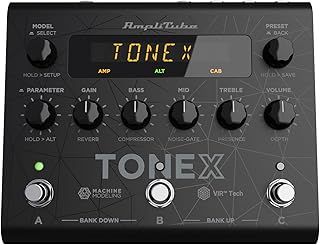 IK Multimedia TONEX Pedal: AI Machine Learning Multi Effects Pedal - Tone Model Any Electric Guitar Amp, Pedal, Distortion, Overdrive or Other Guitar Effects - Black