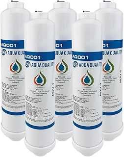 Inline Fridge Water Filters Compatible with Samsung, Daewoo, LG, Kenwood, Hotpoint, and more! Removes Chlorine Taste and Odour | Enjoy Great Tasting Water (5 Pack)