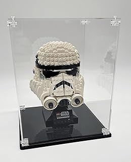 Box My Bricks Acrylic Display Case for LEGO Helmet Collection