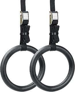 Shoze Gymnastic Rings Olympic Ring Gym Strength Fitness Training for Strength Training Pull Ups and Fitness