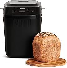 Panasonic SD-PN100 Automatic Mini Breadmaker, 4 Gluten-Free Programmes, Compact Design, 18 Auto Programmes, LCD Display, Black