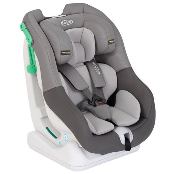 Graco Extend LX R129 Convertible Car Seat, Rearward Facing for Longer from Birth to Approx. 4 Years (40-105cm). Forward Facing from 15 Months to Approx. 4 Years (76-105cm), Frost Gray Fashion