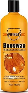 PIPIHUA Beeswax Furniture Polish Wood, Natural Wood Oil Colourless for Furniture Care & Wood Protection for Interior and Exterior, Furniture Oil & Wood Stain, 480ml