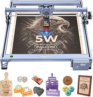 Creality La-ser Engraving Machine 5W, Engraver Cutter with 0.06mm High Precision, 10000mm/min Speed for Wood Stainless Steel Leather Boardcard, Engraving Area 400 x 415mm
