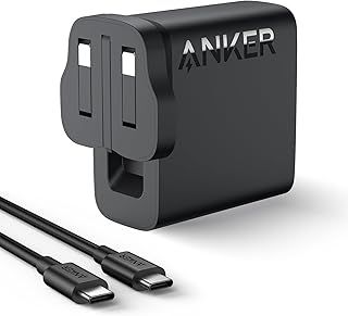 Anker 100W USB C Charger, Compact and Foldable Fast MacBook Charger, For MacBook Pro, MacBook Air, Samsung Galaxy, iPad Pro, and All USB C Devices (5 ft C to C Cable Included)