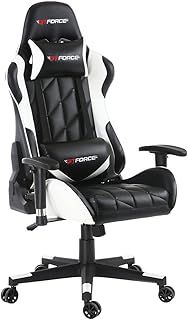 More4Homes PRO GT Series Office Recliner Chair - Recliner Office Chair for Living Room & Bedroom - Gaming Chair Recliner - Faux Leather, White