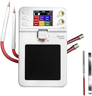 4000mAh Battery Spot Welder Kit Rechargeable Double Pulse Spot Welding Machine Handheld Spot Welder Controller Mini Welder Spot Welder for Lithium Batteries Portable Spot Welding Equipment