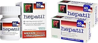 HEPATIL - 80 capsules is assisting the correct functioning of the liver - Liver Detox Cleanse Regeneration Health Support