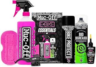 Muc-Off eBike Essentials Kit - Bike Cleaning Kit, Cleaning Bundle for Electric Bikes - Set Includes Bike Cleaner and Bike Protect