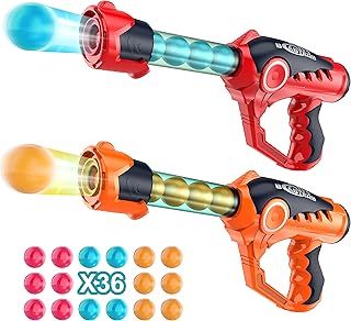Shooting Game Toy for Age 6, 7, 8, 9, 10+ Years Old Kids, Girls, Boys - Foam Ball Popper Air Guns & 36 Bullet Balls, Sniper Kids Gun Indoor Outdoor Yard Games, Xmas Gift Idea 6-12+ (Q7702)