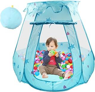 Pop up Ball Pit, Ball Pit for Toddlers Folding Portable Pop Up Ball Pool Play Tent, Pop Up Playhouse Play Tent Indoor or Outdoor Portable Play, kids' ball pits & accessories
