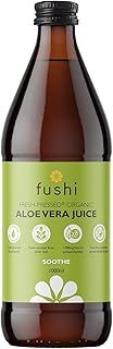 Fushi Organic Cold-Pressed Aloe Vera Juice 1000 ml | Ethical & Vegan Society Approved | Manufactured in the UK