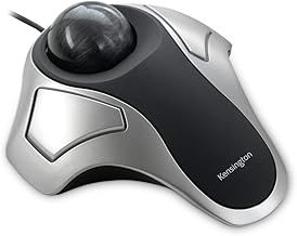 Kensington Orbit TrackBall - Wired Ergonomic TrackBall Mouse for PC, Mac and Windows with Ambidextrous Design, Optical Tracking & 40 mm Ball – Space Grey (64327EU), Silver