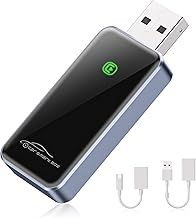 Wireless CarPlay Adapter UK for Apple, Carplay Wireless Adapter for iPhone, Plug & Play 2024 Wireless Control Dongle Fit for Cars from 2017 & for iPhone iOS 10+