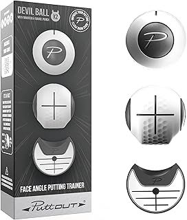 PuttOUT Devil Ball Face Angle Trainer - Perfect Your Putting
