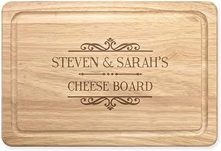 Personalised Custom Name Initials Classic Rectangular Wooden Chopping Cheese Board