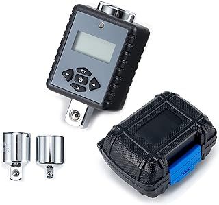 ThreeH 1/2''(1.5 to 147.6 ft-lbs.) Heavy Duty Digital Torque Adapter with LED&Buzzer Alert (1/2'' Drive & Includes adapters for 3/8'' and 1/4'')