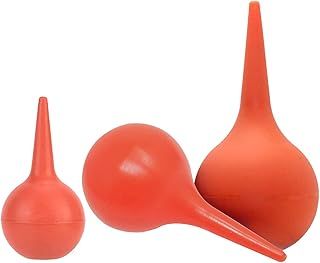 3Pcs Rubber Suction Ear Syringe Bulb 30ml 60ml 90ml, Reusable Ear Cleaner Ear Washing Squeeze Bulb Cleaning Ball for Ear Wax Removal, Suitable for Adults and Children