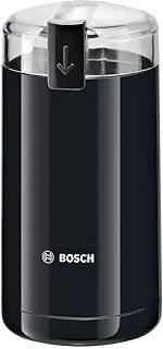 BOSCH Coffee Electric Grinder with a Power of 180 W TSM6A013B, Plastic Stainless Steel, Black