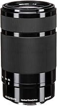 Sony SEL55210 E Mount APS-C 55-210 mm F4.5-6.3 Telephoto Zoom Lens - Black