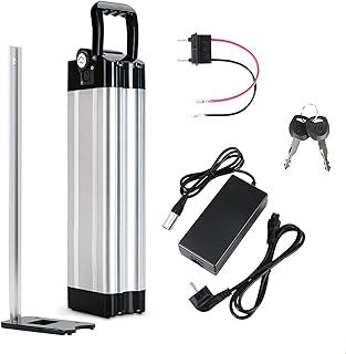 E-Bike Pedelec Battery 48V/36V 15.6Ah/18Ah/20Ah, Suitable for 48V 36V Motors 250W/350W/500W/750W/1000W, for MiFa Rex Prophete Aldi Bike, Can Fit Phylion/XH370-10J with Charger