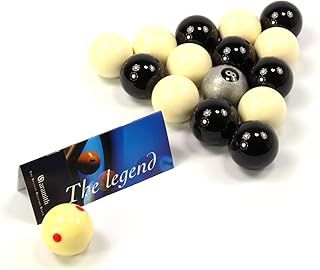 Aramith EXCLUSIVE SILVER 8 BALL Edition BLACK & WHITE Pool Balls - PRO CUP Cue Ball