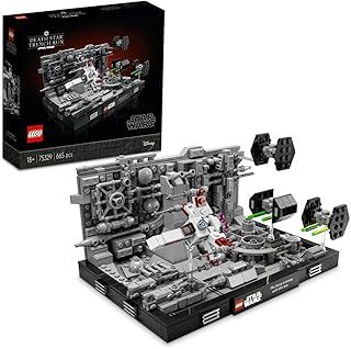 LEGO Star Wars Death Star Trench Run Diorama 75329 Creative Building Kit for Adults; Collectible Brick-Built Scene for Display; Fun or Birthday Present for Fans (665 Pieces)