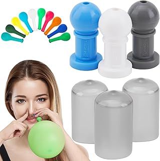 Eustachian Ear Unclogger with 10 Nasal Balloons, 3 Nose Tips & 3 Covers, Ear Pressure Relief Device for Airplane Ear Pressure Relief, Eustachian Tube Unclogger, Ear Unclogger for Tinnitus Relief