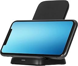 Targus 10w Wireless Charging Stand | Fast Charge, Qi-Certified | Includes USB-A to USB-C Charger Cable | Compatible with Qi-Enabled SmartPhones & Devices