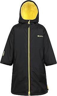 Mountain Warehouse Tidal Kids Waterproof Changing Robe - IsoTherm & Windproof Beachwear with Fleece Lining, For Boys & Girls - Best for Beach, Swimming & Pool