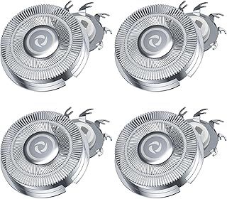 Mellbree 4 Pack Replacement Shaver Head Compatible with Pitbull Skull, Gold Pro, Platinum Pro