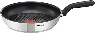 Tefal Comfort Max 30cm Stainless Steel Frying Pan – Durable Non-Stick Pan with Thermo-Spot Heat Indicator, Induction Compatible Base, Comfortable Grip Handle, Dishwasher and Oven Safe