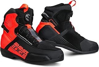 SHIMA EDGE VENTED Motorbike Boots for Men Ventilated Leather Shoes Summer Leather ATOP Motorcycle Short Ankle Protector Urban Bike Casual Classic Riding Motor Boot